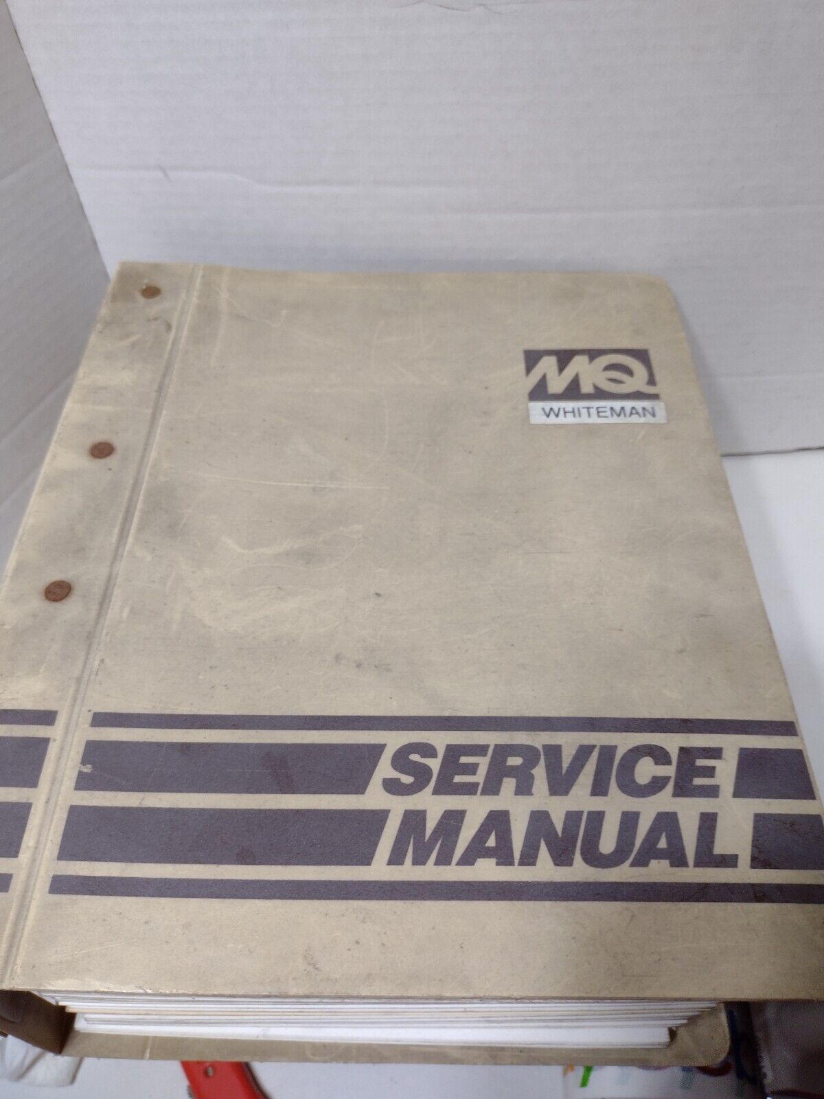 Multiquip MQ Whiteman Service Shop Book Binder Manual lot of 2 trowel mixer