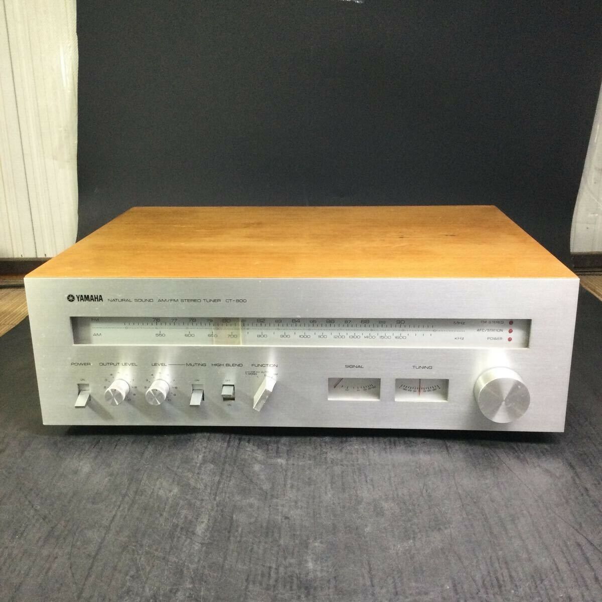 YAMAHA CT-800 Natural Sound AM/FM Stereo Tuner Fully Working 
