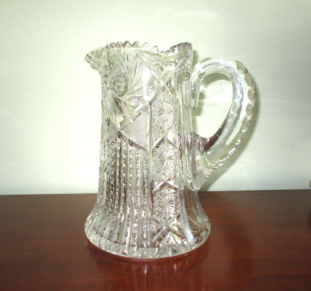 Antique American Brilliant Period (ABP) Cut Glass or Crystal 9\
