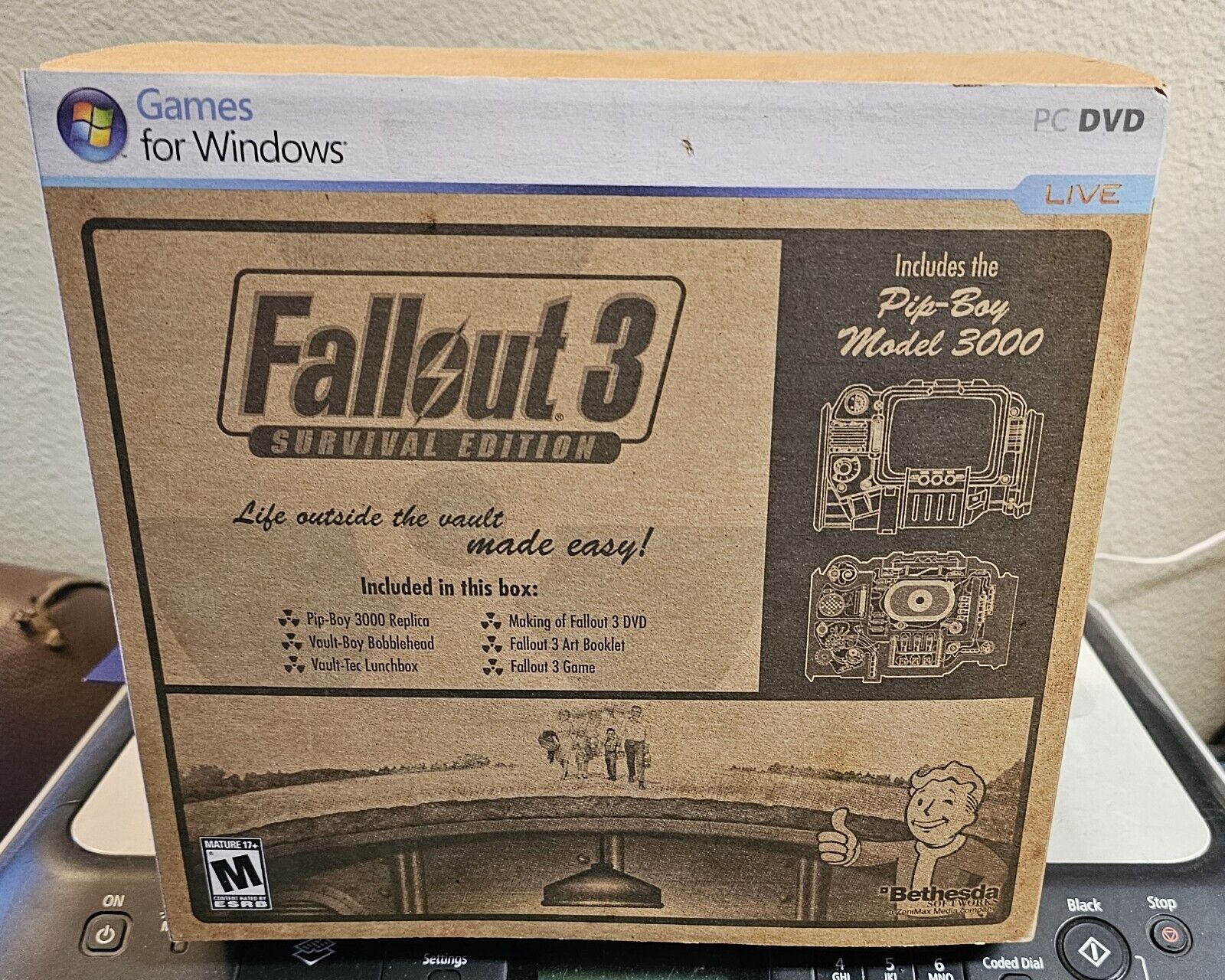 Fallout 3 Survival Edition Amazon Exclusive (PC) - EXTREMELY RARE, NEVER OPENED