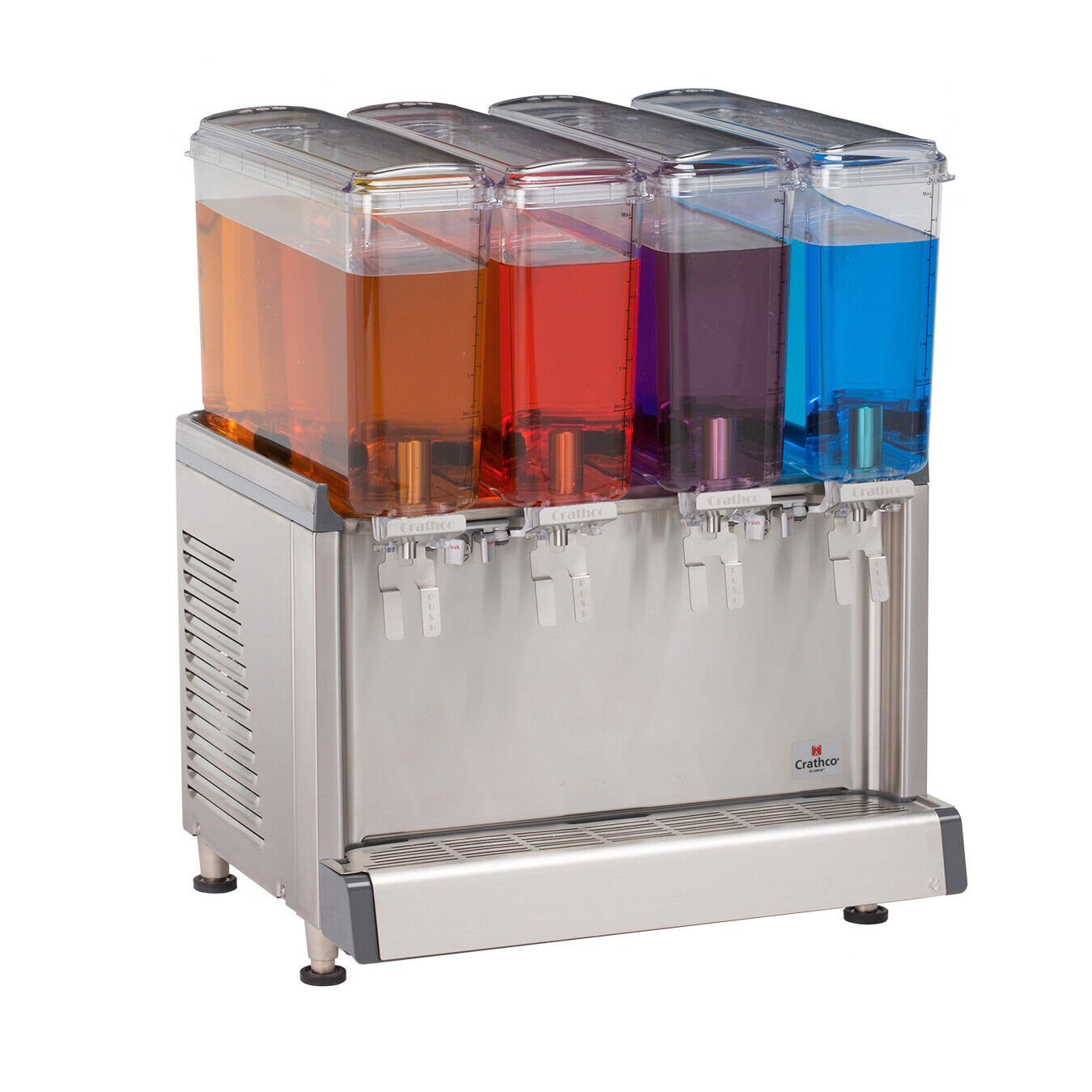 Crathco® CS-4E-16 Simplicity® Bubbler® Mini-Quad Pre-Mix Cold Beverage Dispenser