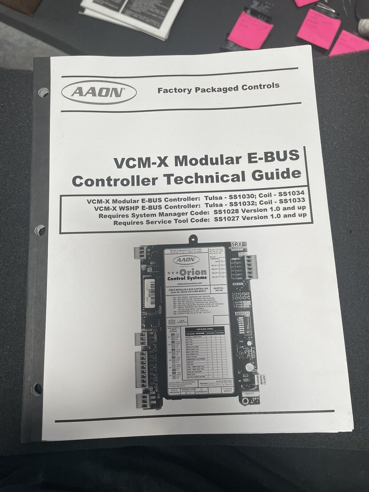 Aaon Vcm-x Modular E-bus Controller Technical Guide