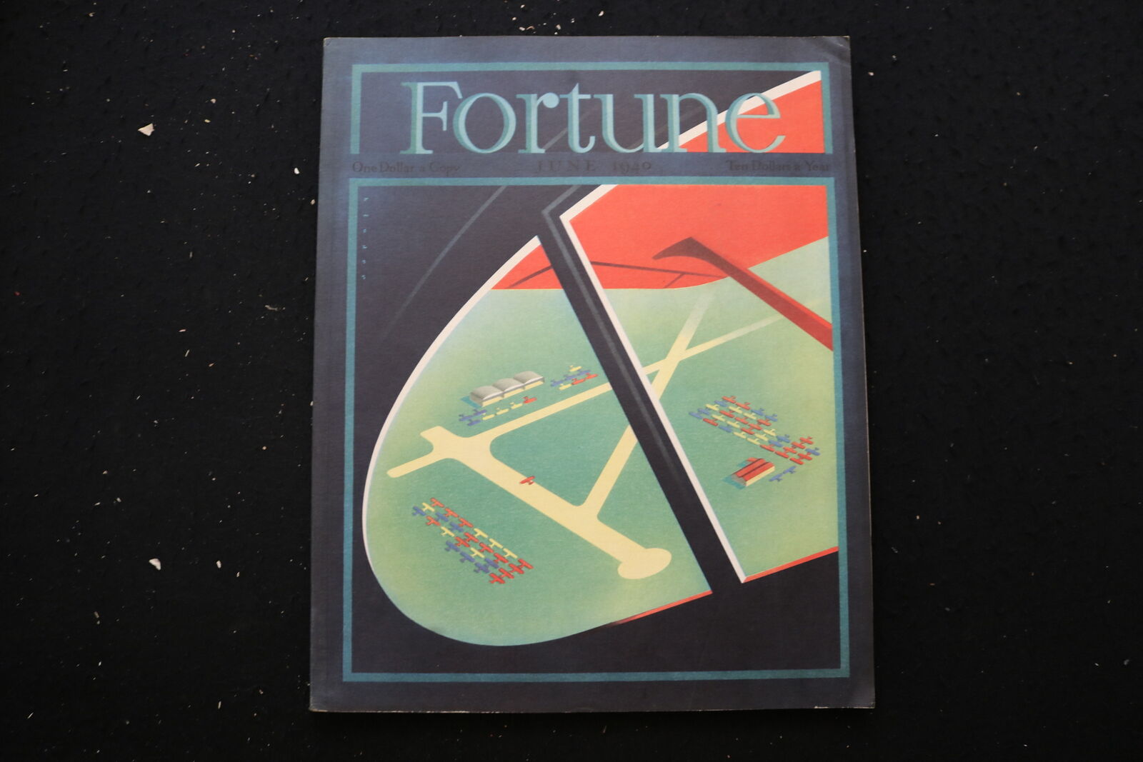 1940 JUNE FORTUNE MAGAZINE - GREAT COVER AND ADS - E 10786