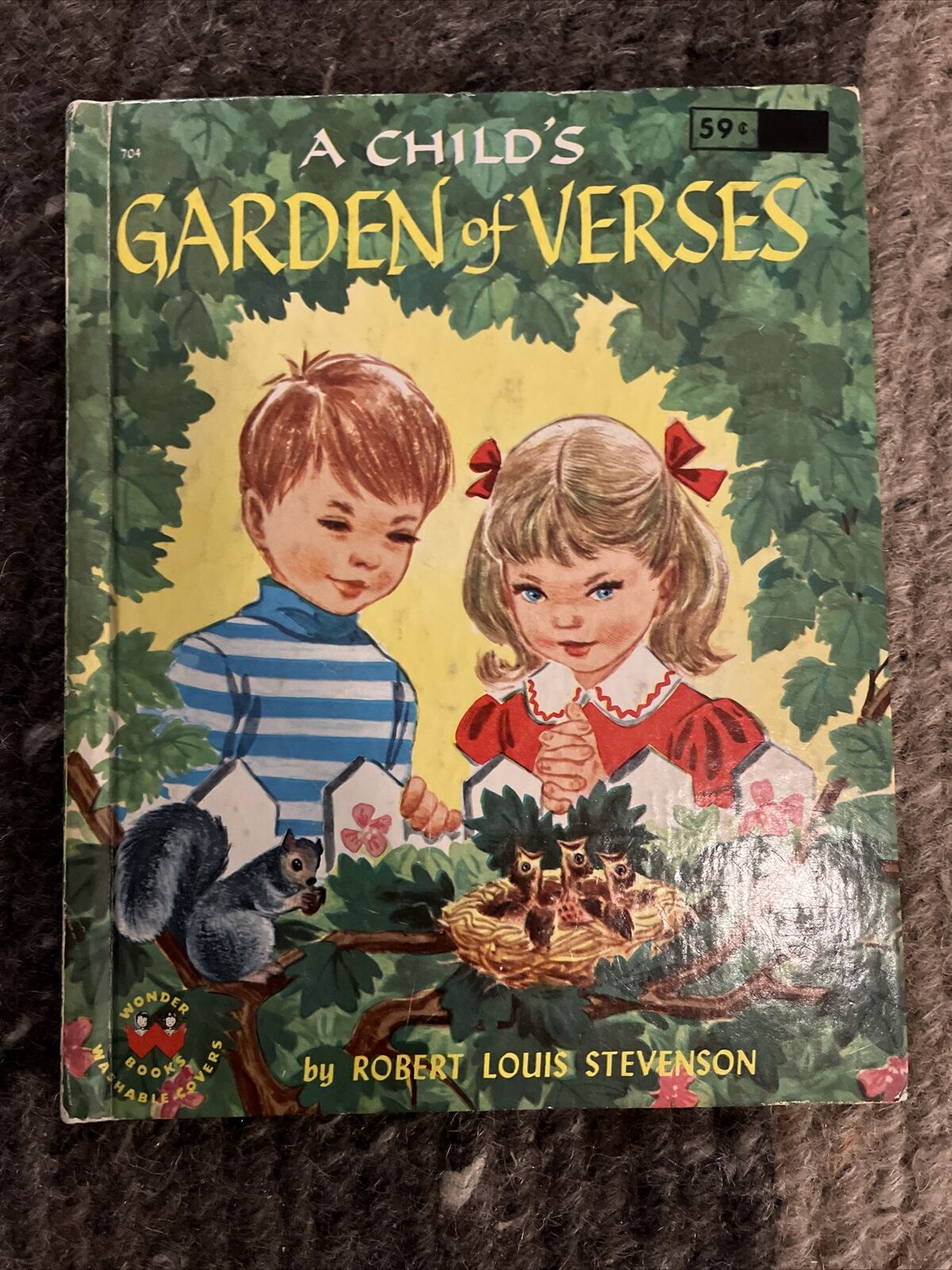 1976 vintage book “ A Child’s Garden of Verses” By Robert Louis Stevenson