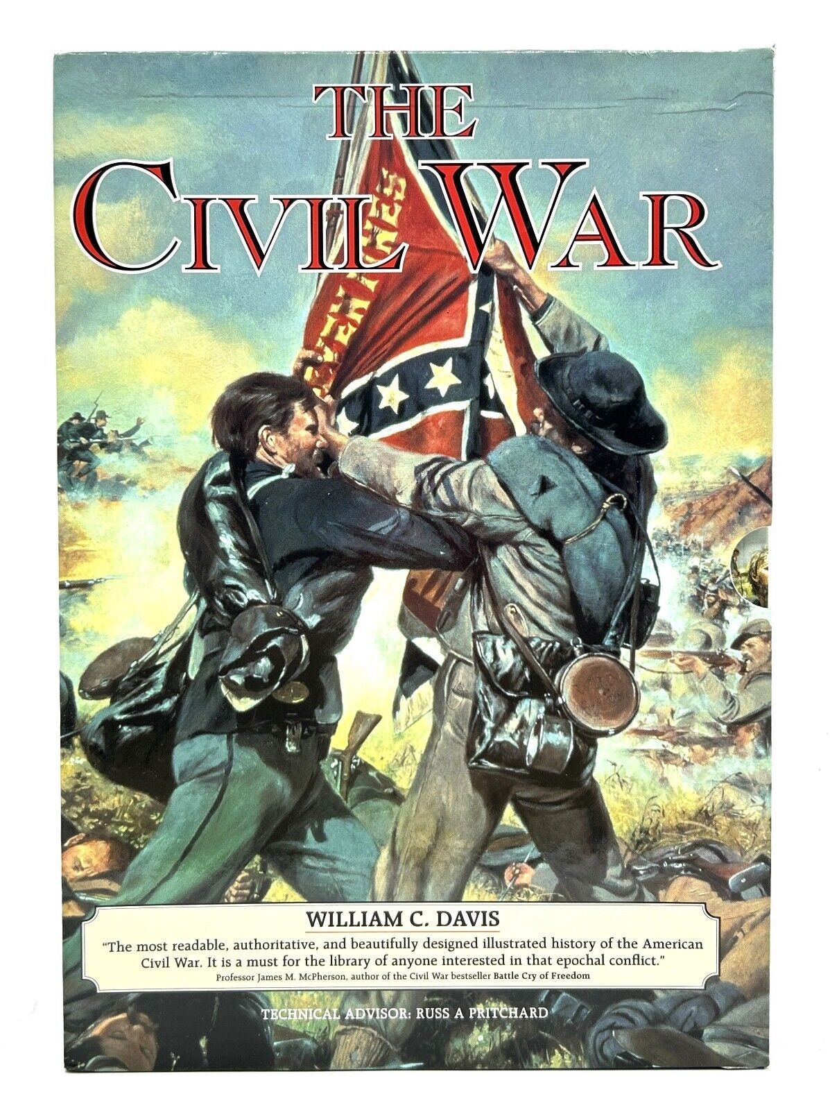 William C. Davis THE CIVIL WAR 3 VOL BOX SET: BATTLEFIELDS, FIGHTING MEN, COMMAN