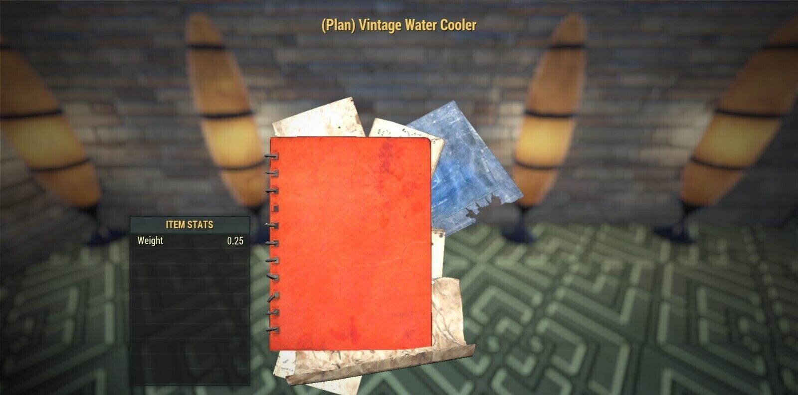 (PC) Extremely Rare Vintage Water Cooler Plan