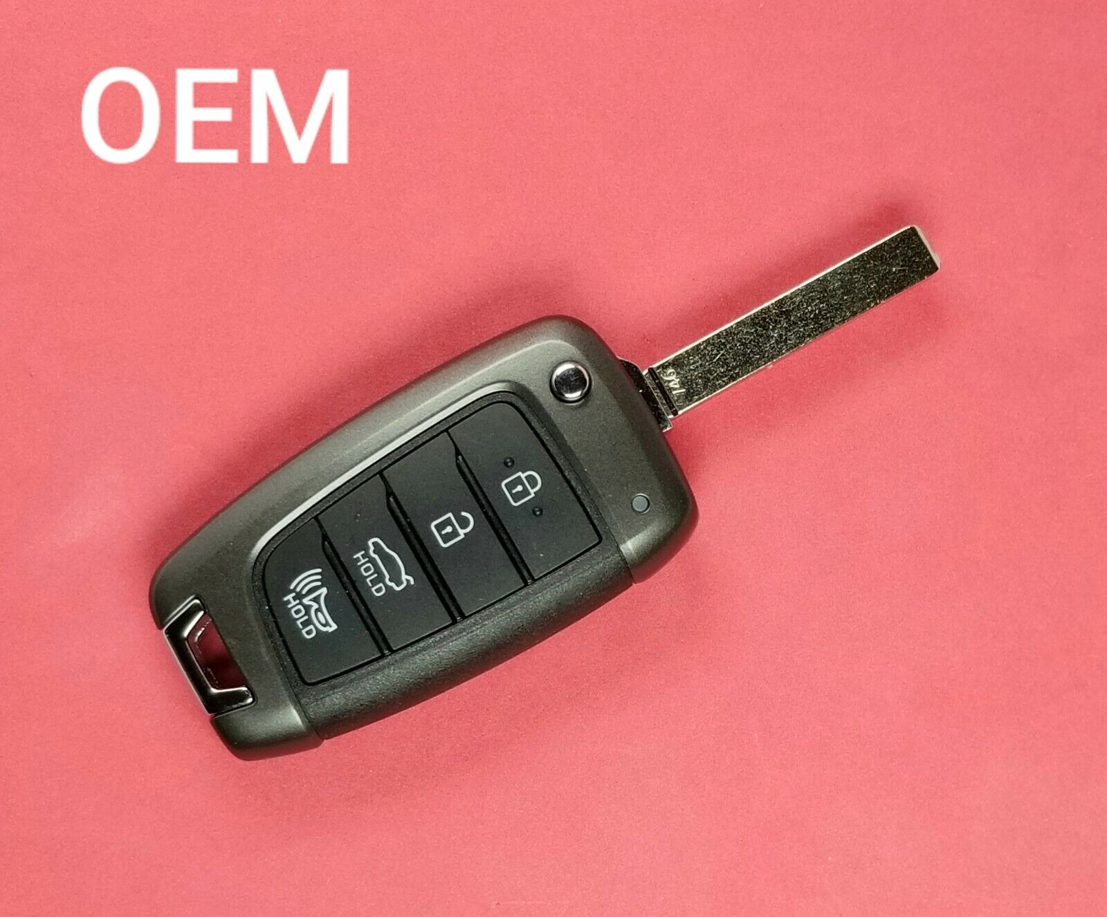 NYOSYEC4TX1707 (HC) OEM 2018 - 2021 Hyundai Accent Keyless Entry Remote Flip Key