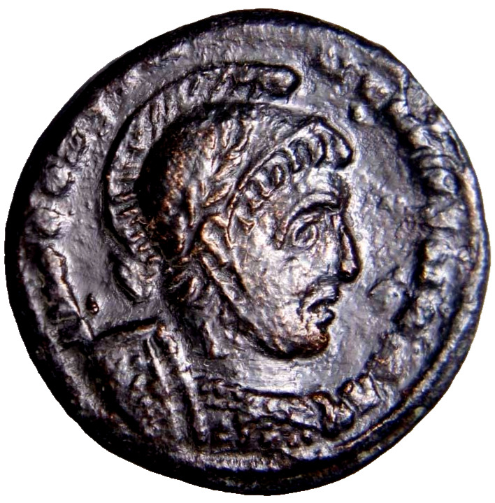 RARE Barbarous Constantine I \'the Great\' BI Nummus 4th Cent Roman Coin w/COA
