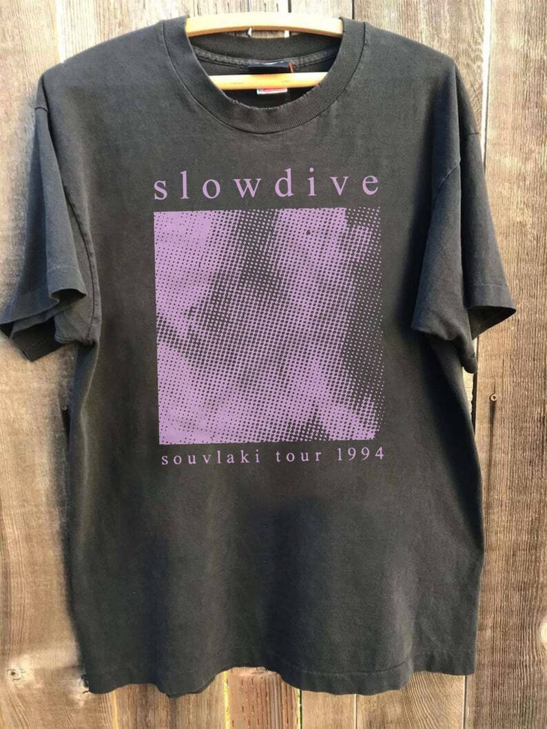 Slowdive Tour 90s Vintage Shirt, Slowdive Band Unisex Tshirt Size S-5XL KH4244