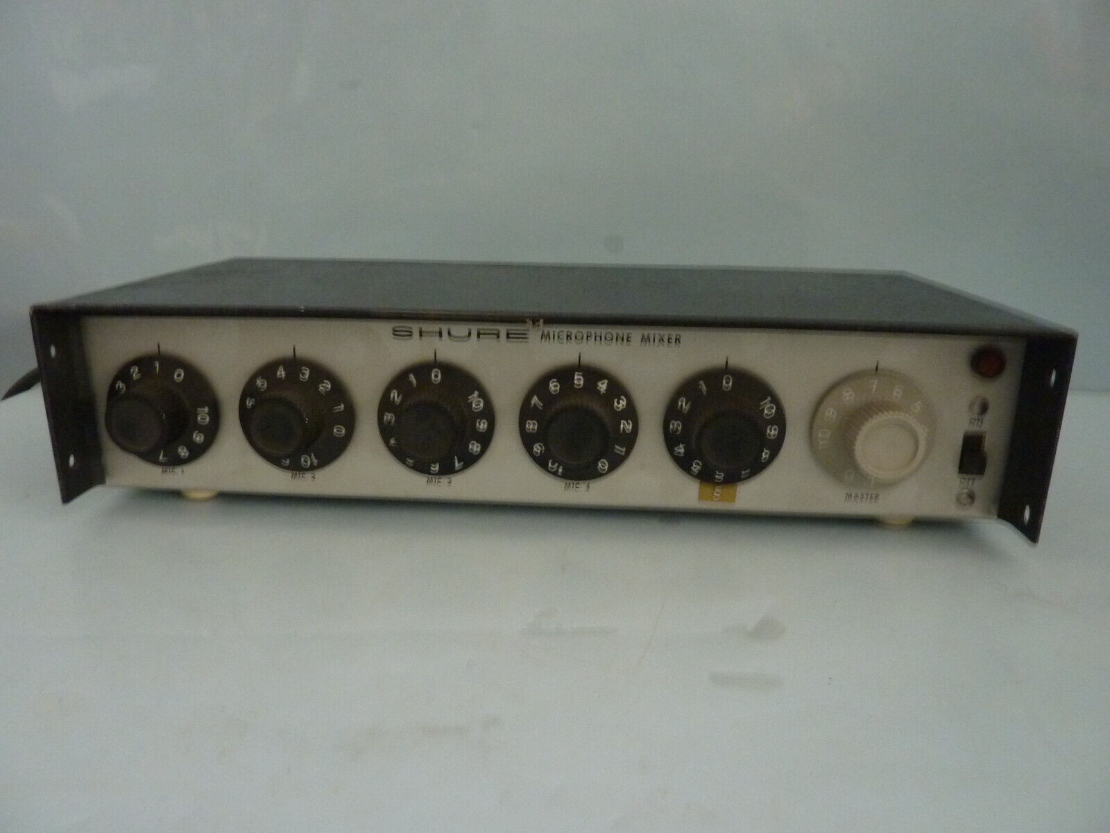VINTAGE Shure M68 Reverberation Microphone Mixer Spring Reverb 4 CH \