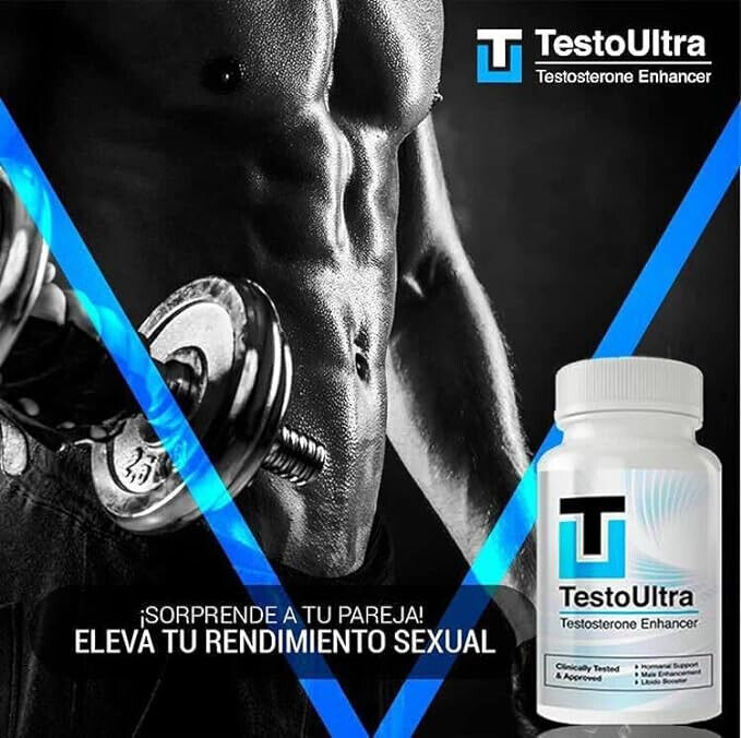 TestoUltra for men - Testo Ultra 60 caps - 100% Natural - Test. Booster