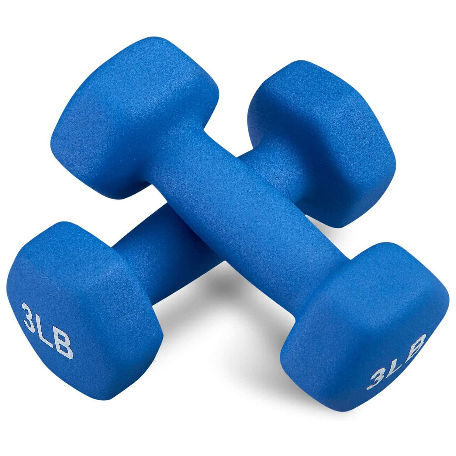 3/5/8/10/20lb Hex Neoprene Dumbbells Set of 2 Hand Weights Strength Training