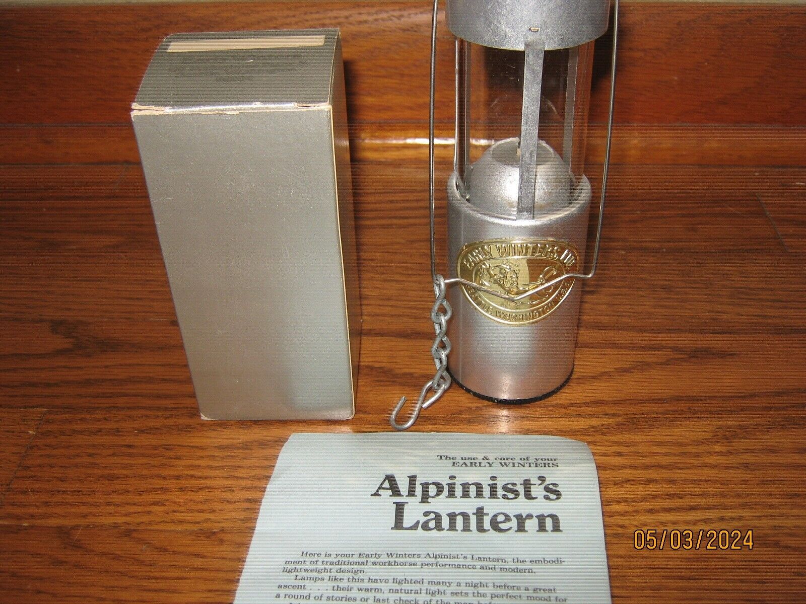 Vintage Telescoping Candle Camp Lantern - Early Winters Ltd Redmond WA