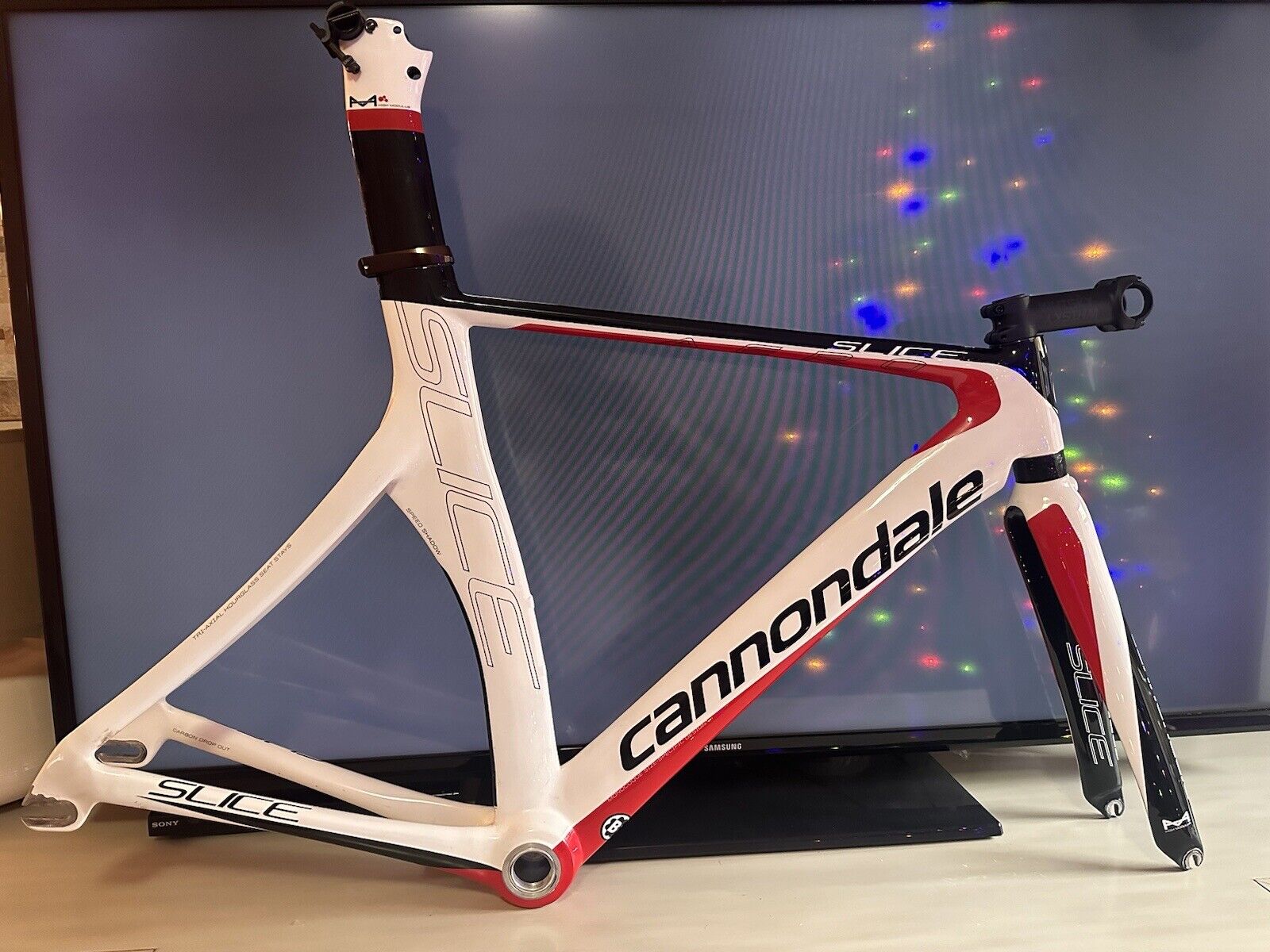 Cannondale Slice Track Frameset C Carbon 54 Bike Pista Fixed gtb C50 Gear mash