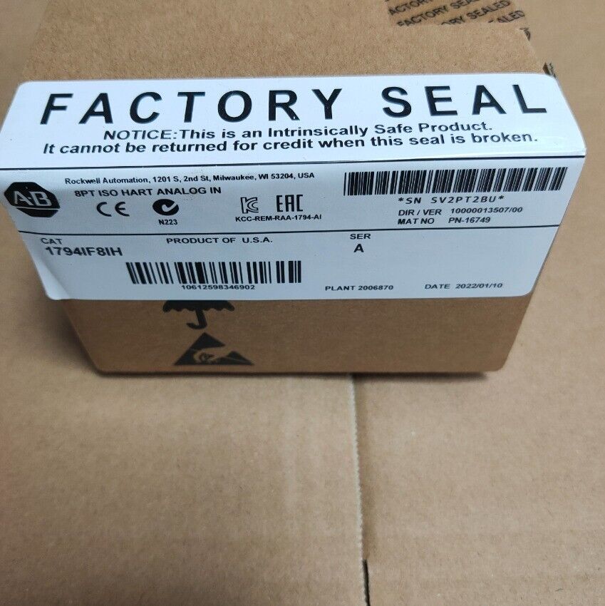 1794-IF8IH New Allen-Bradley 1794-IF8IH Output Unit 1794IF8I factory sealed