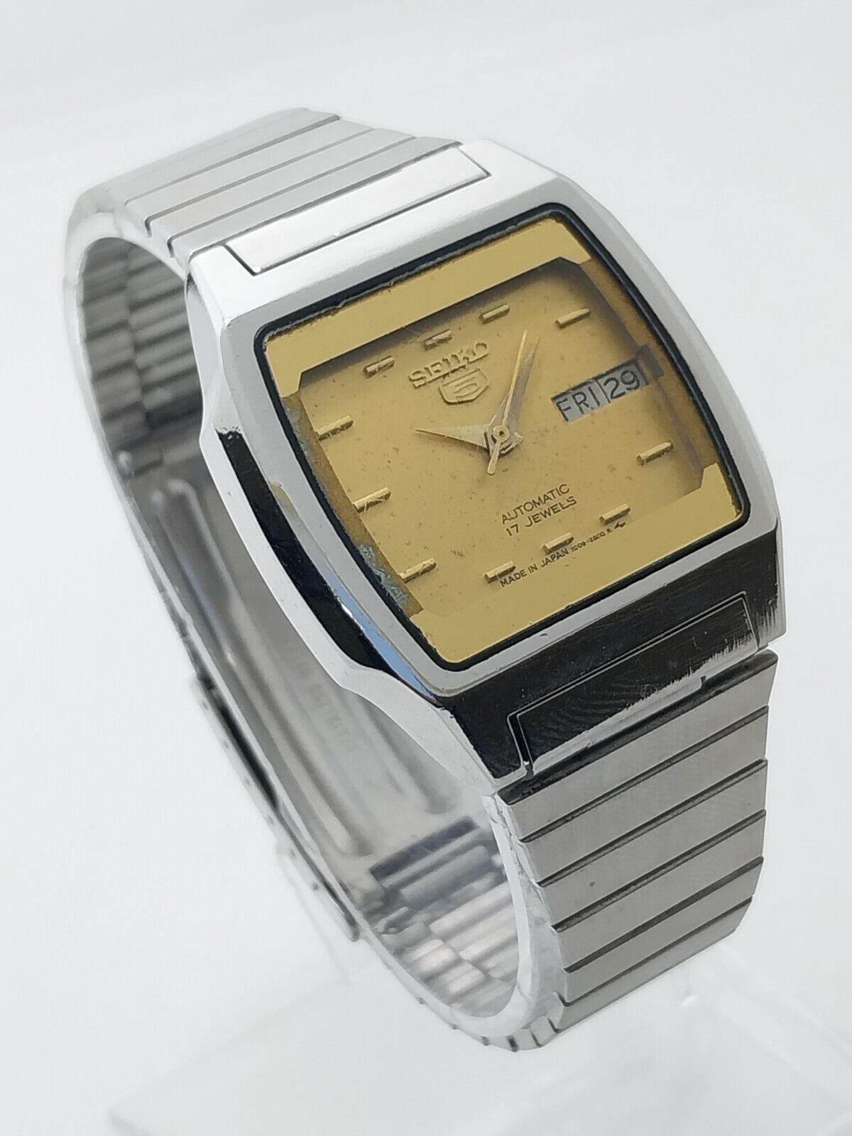 Vintage Seiko 5 Men\'s Automatic Japanese 7009A Ref Wrist Watch run order