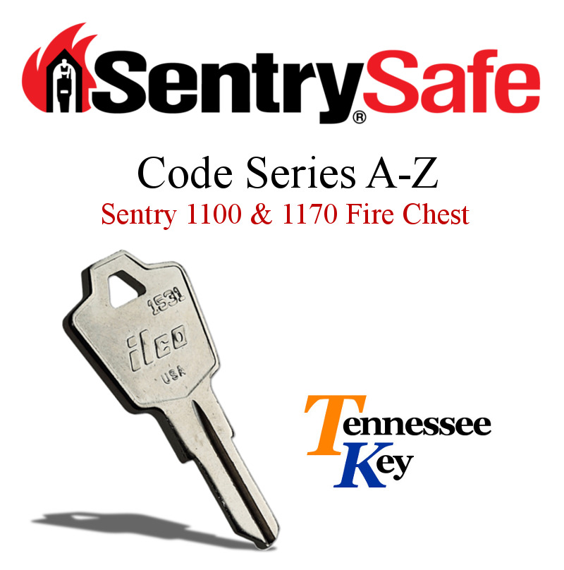 Sentry Safe & Fire Box keys / Select your key code  / Series A - Z