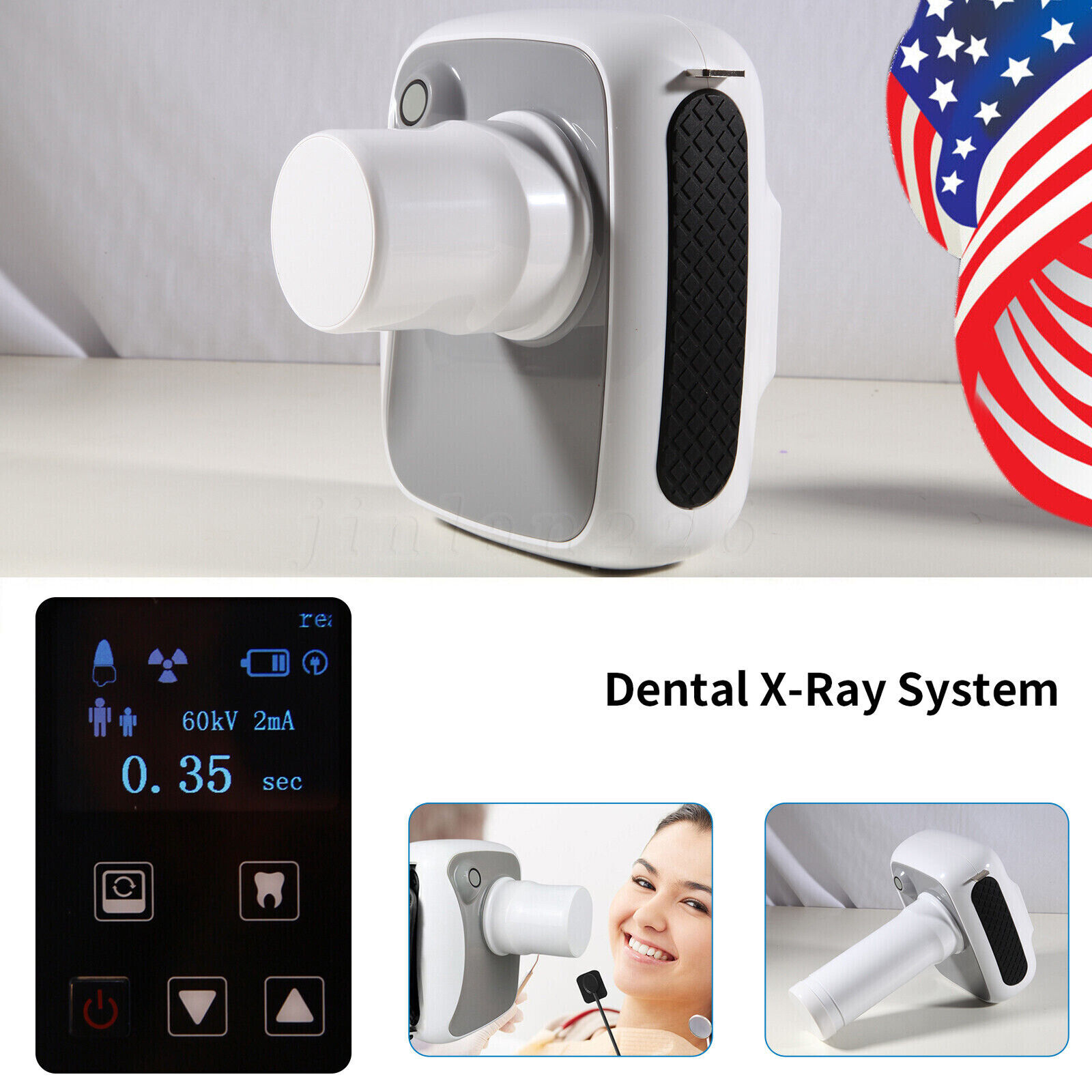 Dental Xray System Portable Xray Digital Machine High Frequency X-Ray Unit H2