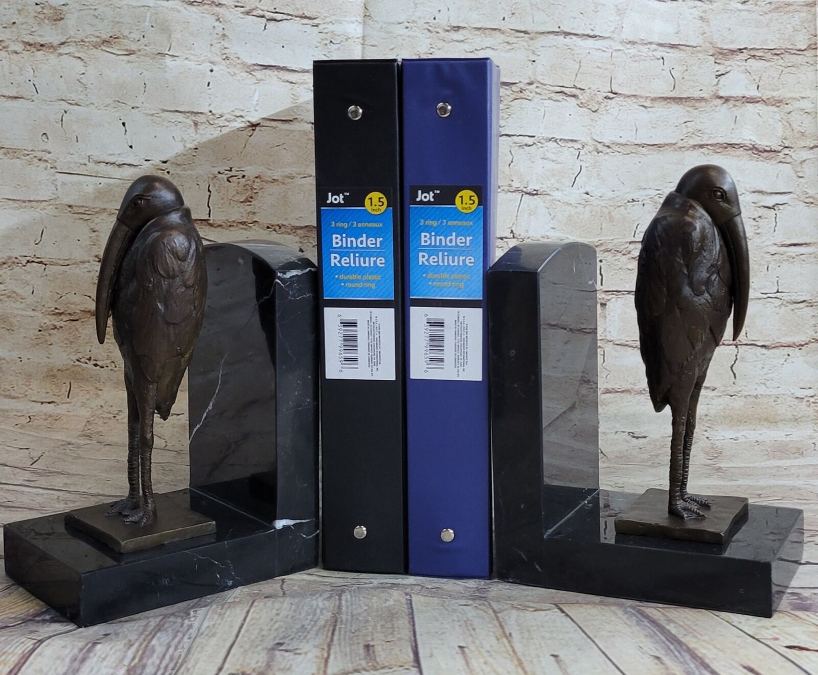 Fine Pair of DALI Austrian Bronze Bookends of Bird Birds Art Deco Sculpture Sale