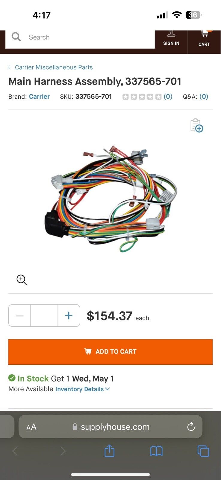 carrier infinity wiring harness