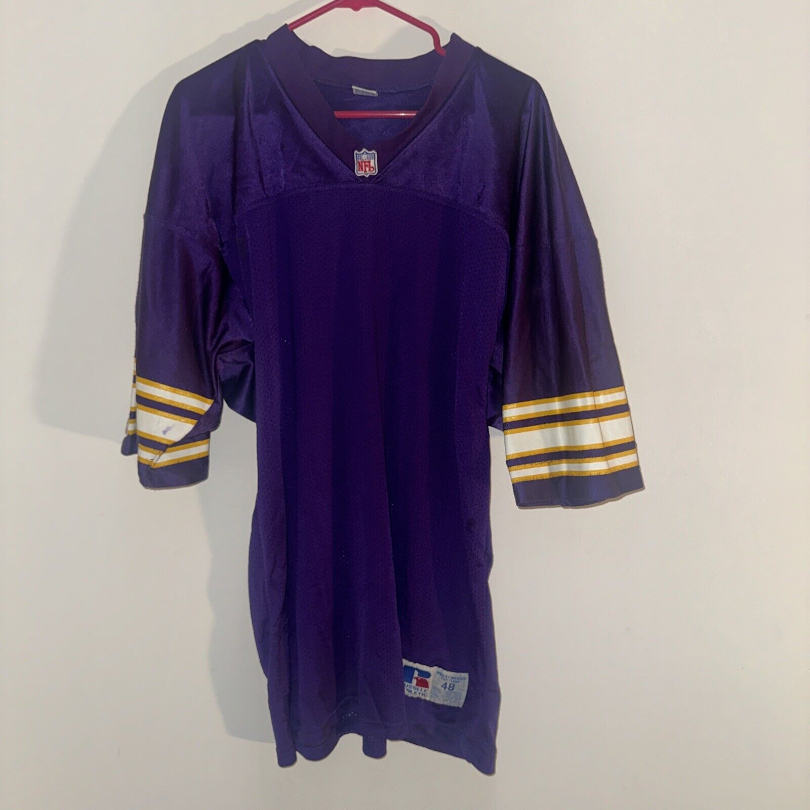Vintage Russell Athletic Minnesota Vikings NFL Men\'s sz 48 Blank Jersey