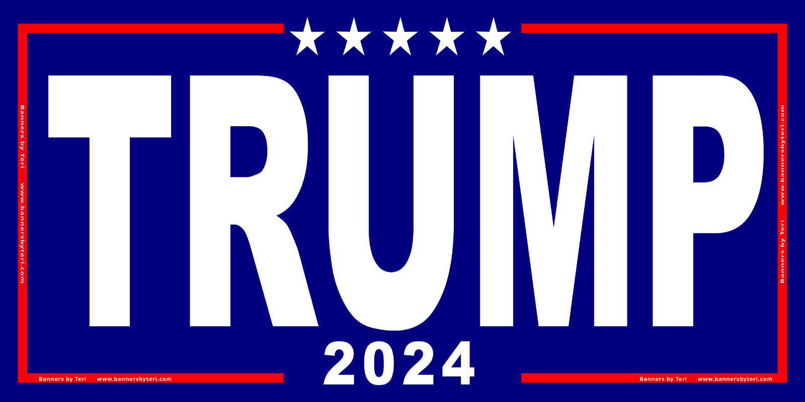 TRUMP 2024 - HUGE & VERY LARGE - Banner Sign - Reinforced Vinyl-USA MADE QUALITY