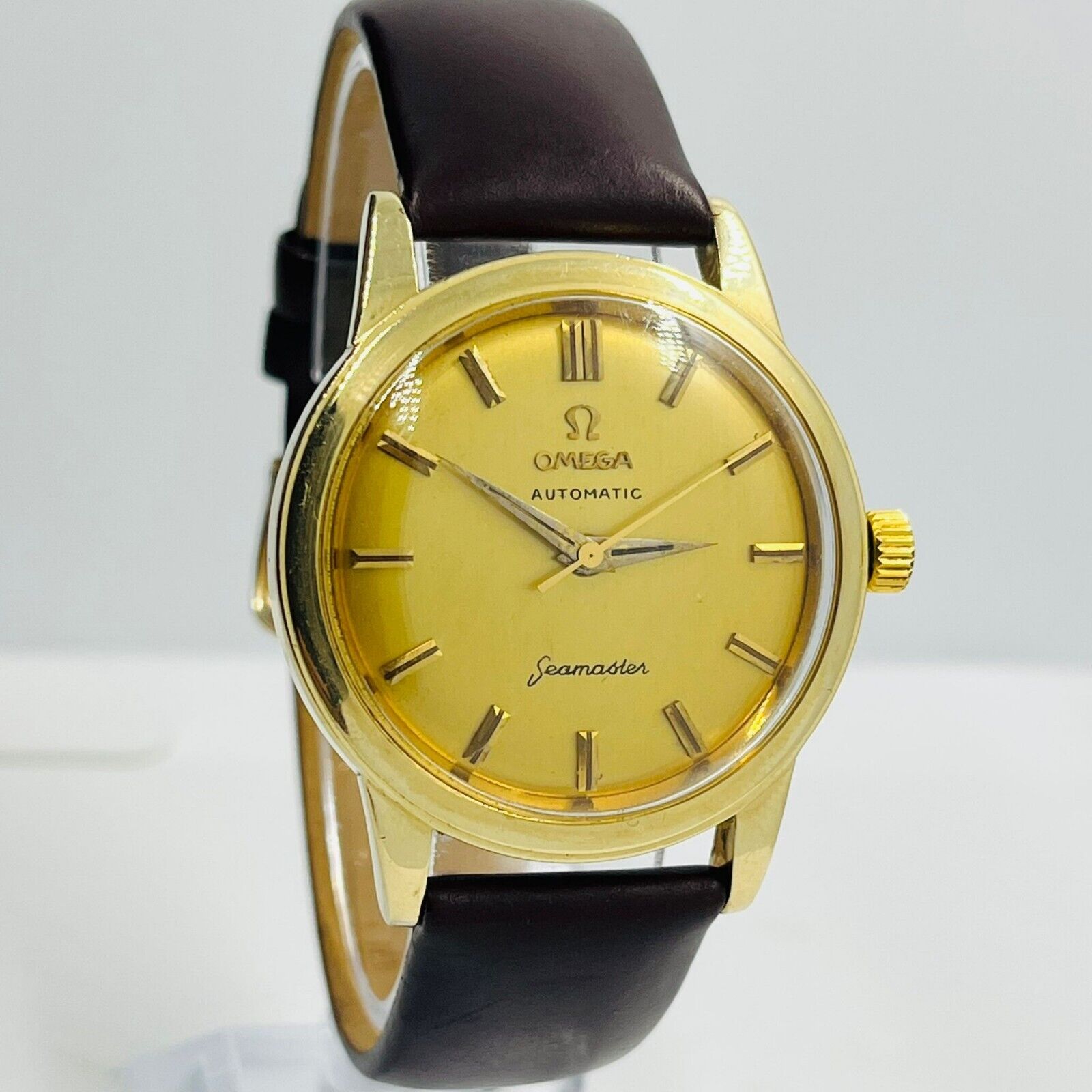 Omega Seamaster 14kt Solid Gold Automatic Men\'s Watch  Ref GX6546/Caliber 500 