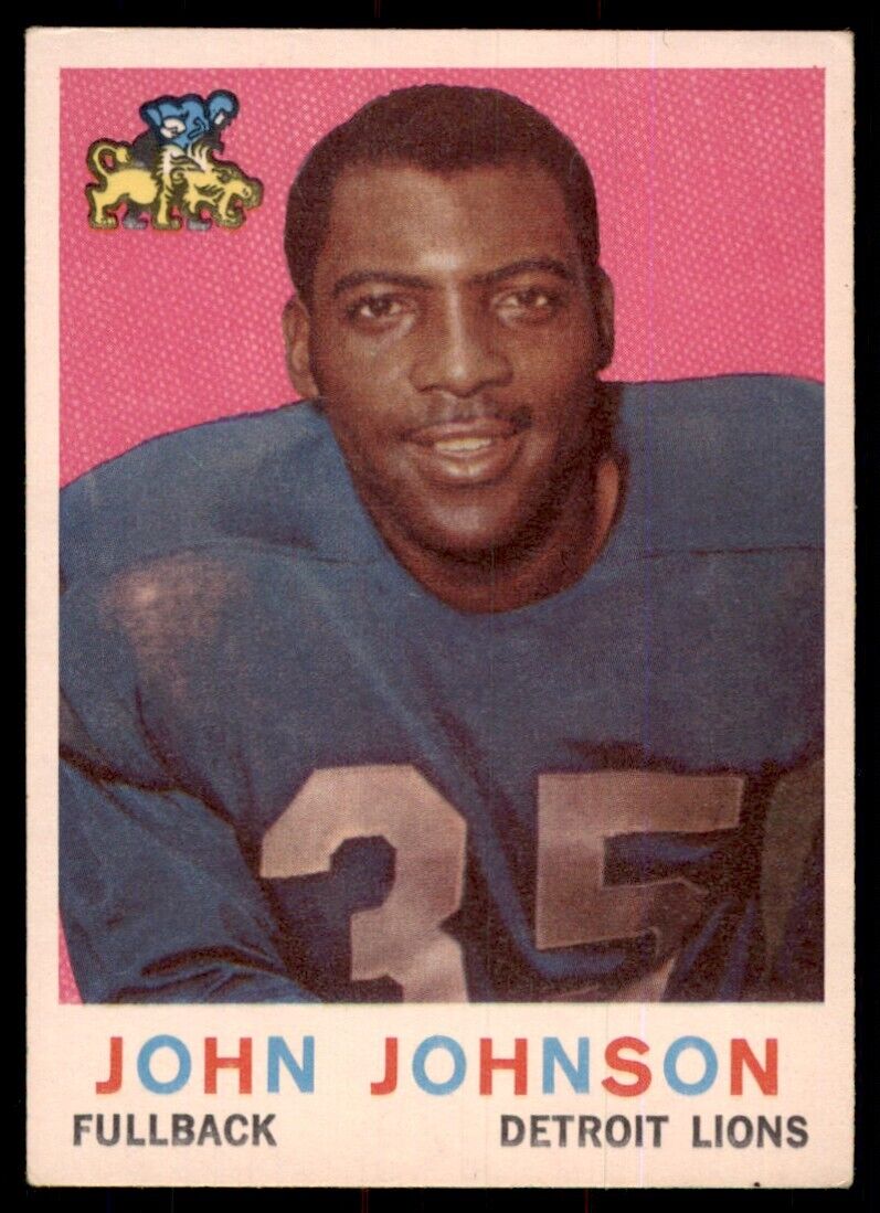 1959 Topps John Henry Johnson Detroit Lions #44