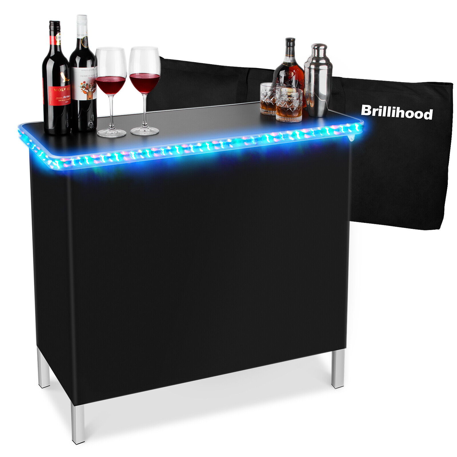 LED Light Pop-Up Bar Table Outdoor/Indoor Party Portable Light RF Remote Control