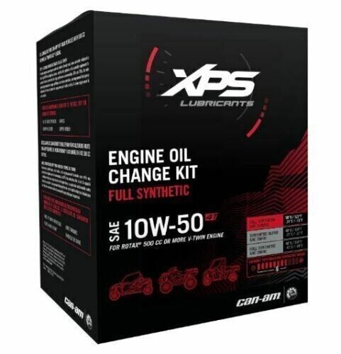BRP XPS Can-Am 4T 10W-50 Synthetic Oil Change Kit for Rotax 500 cc+ 9779252