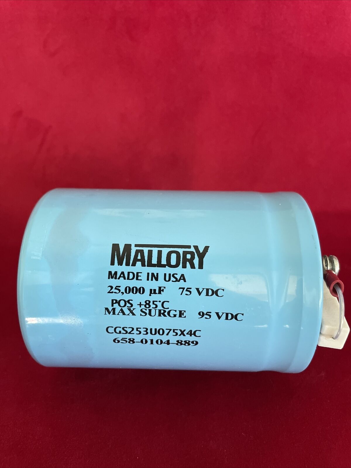 Mallory CGS253U075X4C Capacitor 658-0104-889
