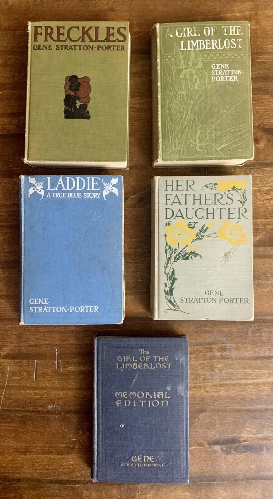 Rare Antique 1st Editions by Gene Stratton-Porter/ Freckles, Limberlost & more