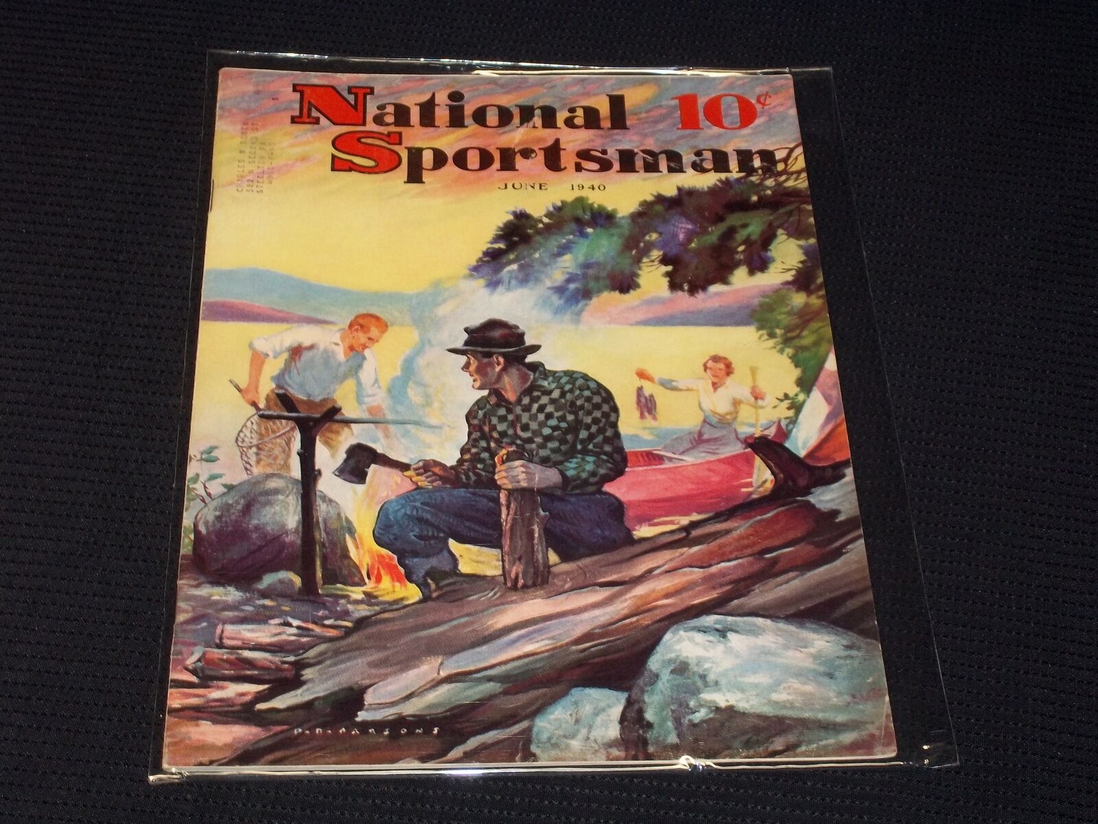 1940 JUNE NATIONAL SPORTSMAN MAGAZINE NICE ILLUSTRATED FRONT COVER - E 46