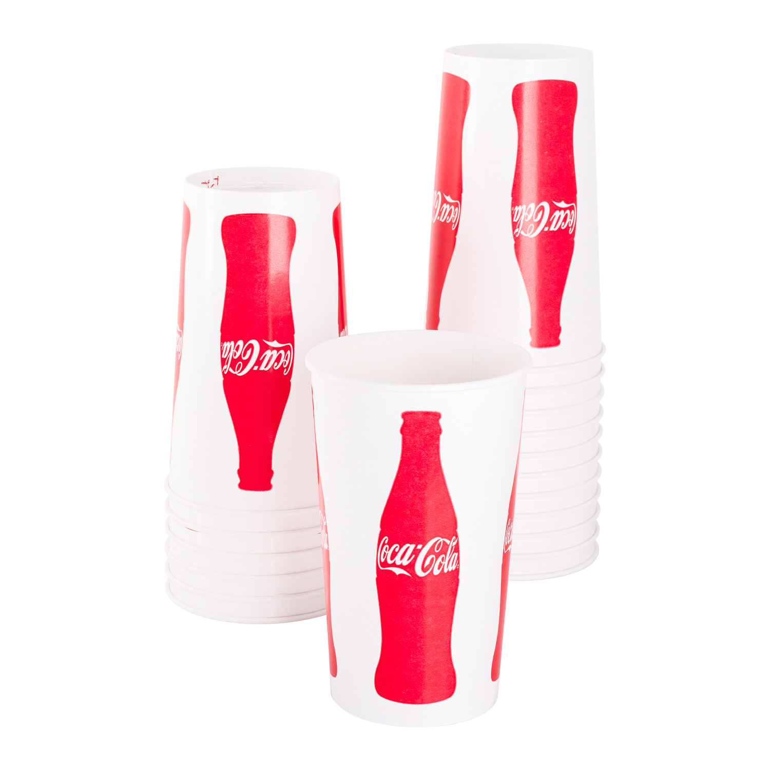 Karat 44oz Paper Cold Cups - Coca Cola (115mm) - 480 ct, C-KCP44 (Coke)