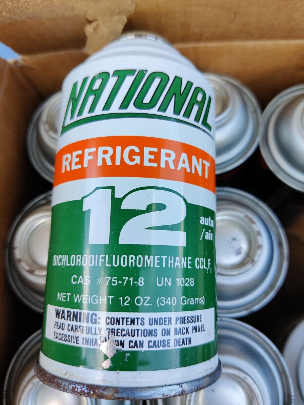 1 Can Vintage Freon 12 R12 Refrigerant 12oz. Each (over All Great Shape)