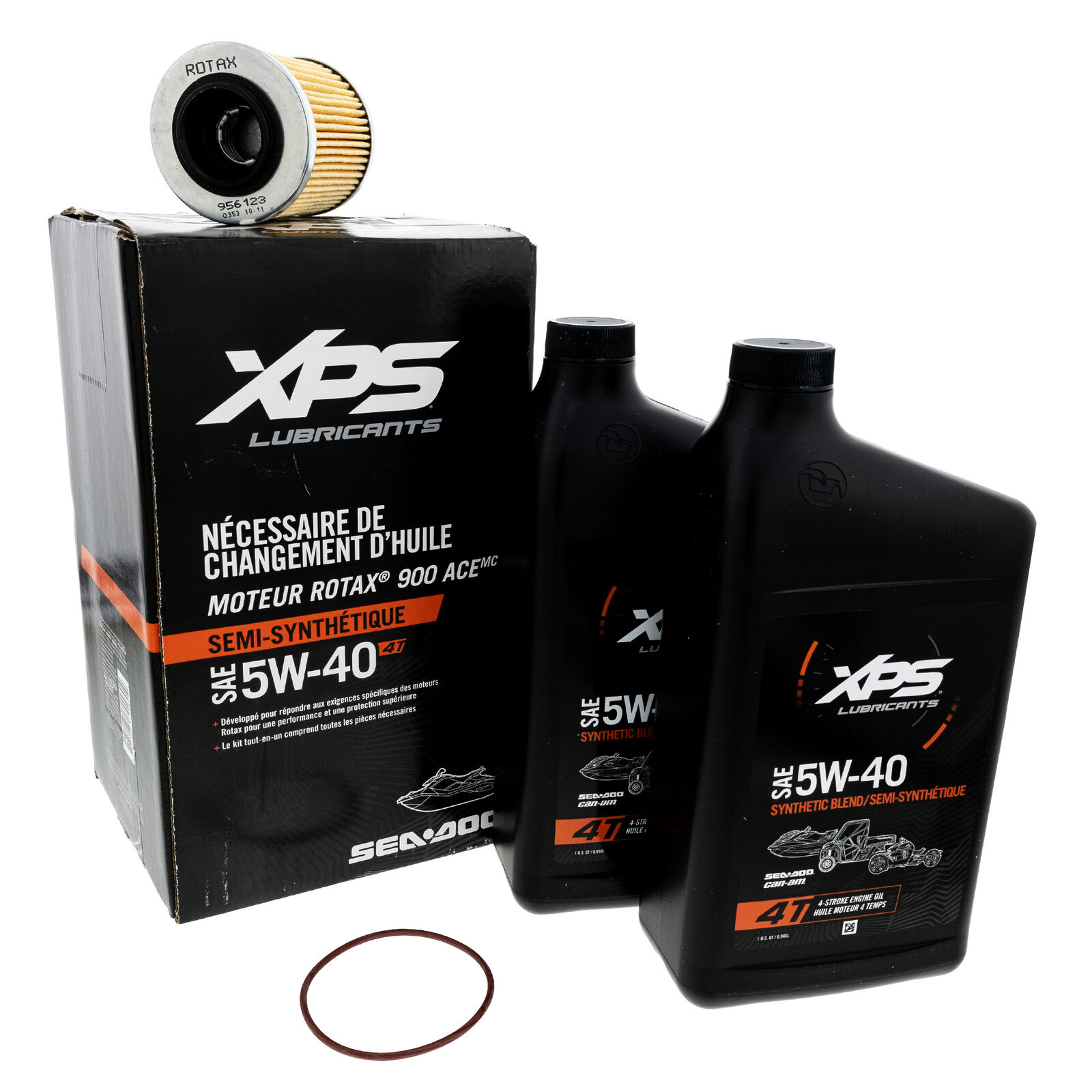 BRP 9779250 Can-Am 4T 5W-40SAE Synthetic Blend Oil Change Kit  Rotax Engines
