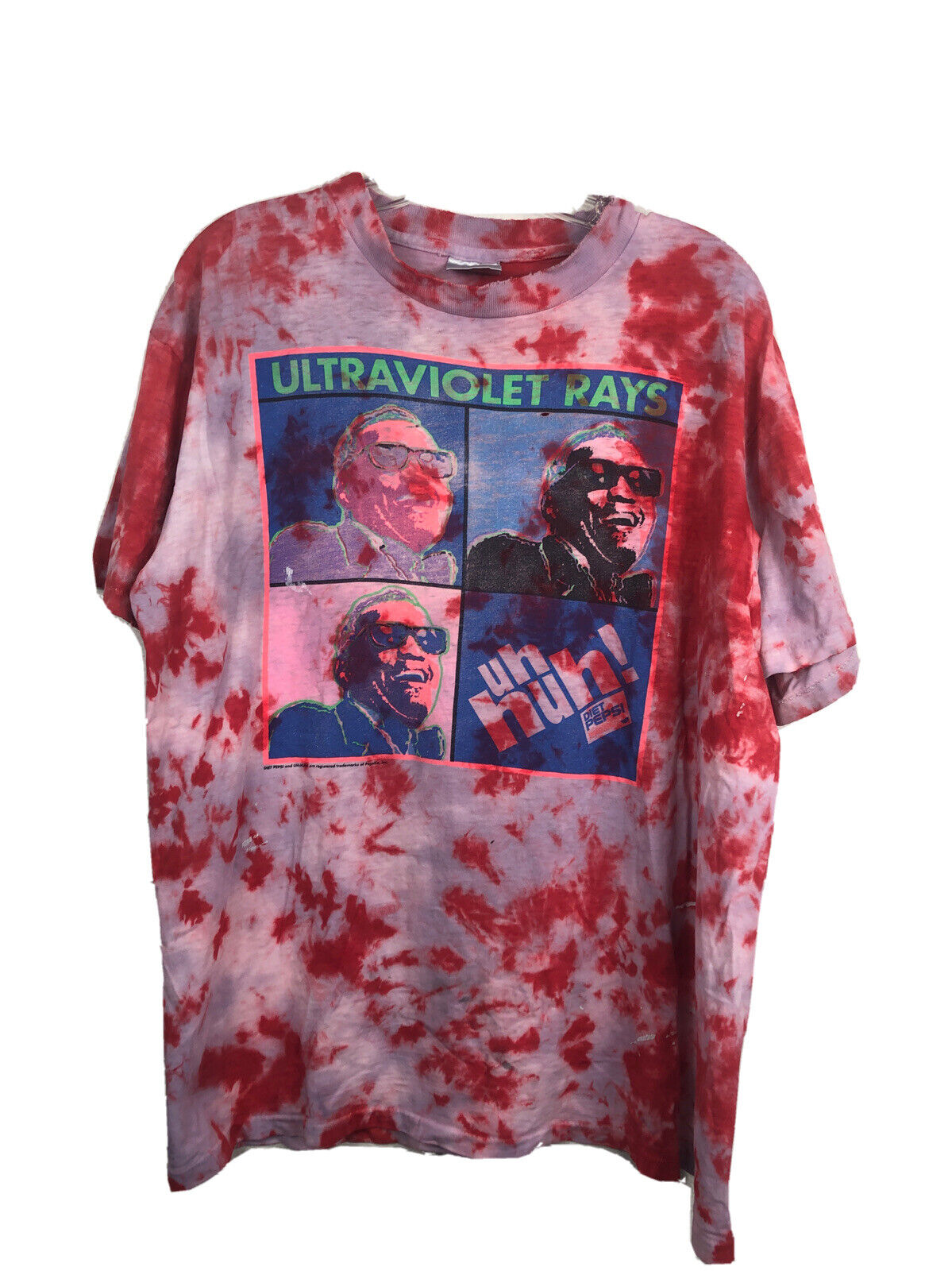 Ray Charles Vtg Diet Pepsi Uh Huh? T-Shirt Custom Dye - Men’s Large