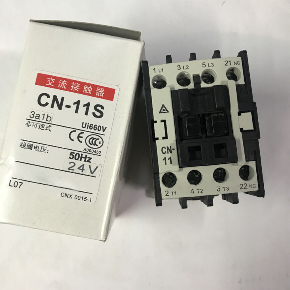 24V/36V/48V/110V/220V/380V AC Contactor For TECO CN-11S 4A