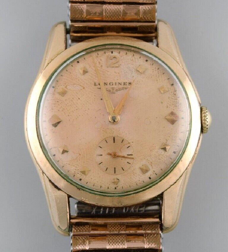 Longines vintage men's wristwatch. 1940s / 50s.