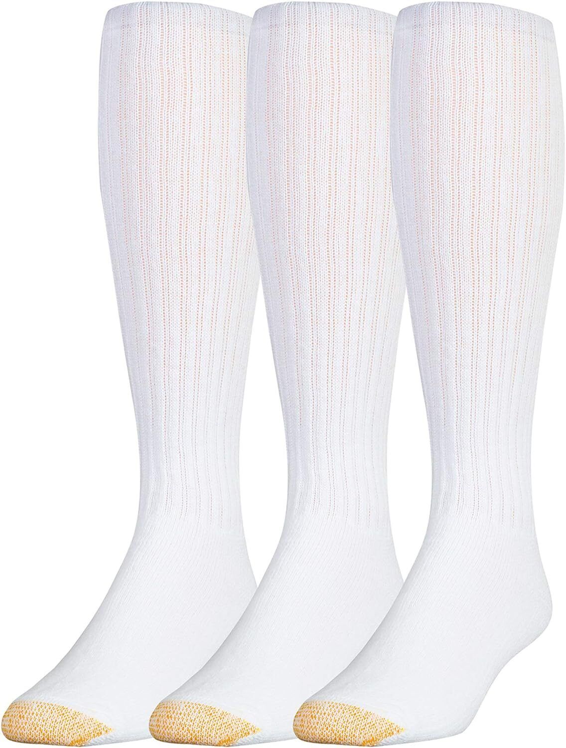 GOLDTOE Men\'s Ultra Tec Performance Over-The-Calf Athletic Socks, Multipairs
