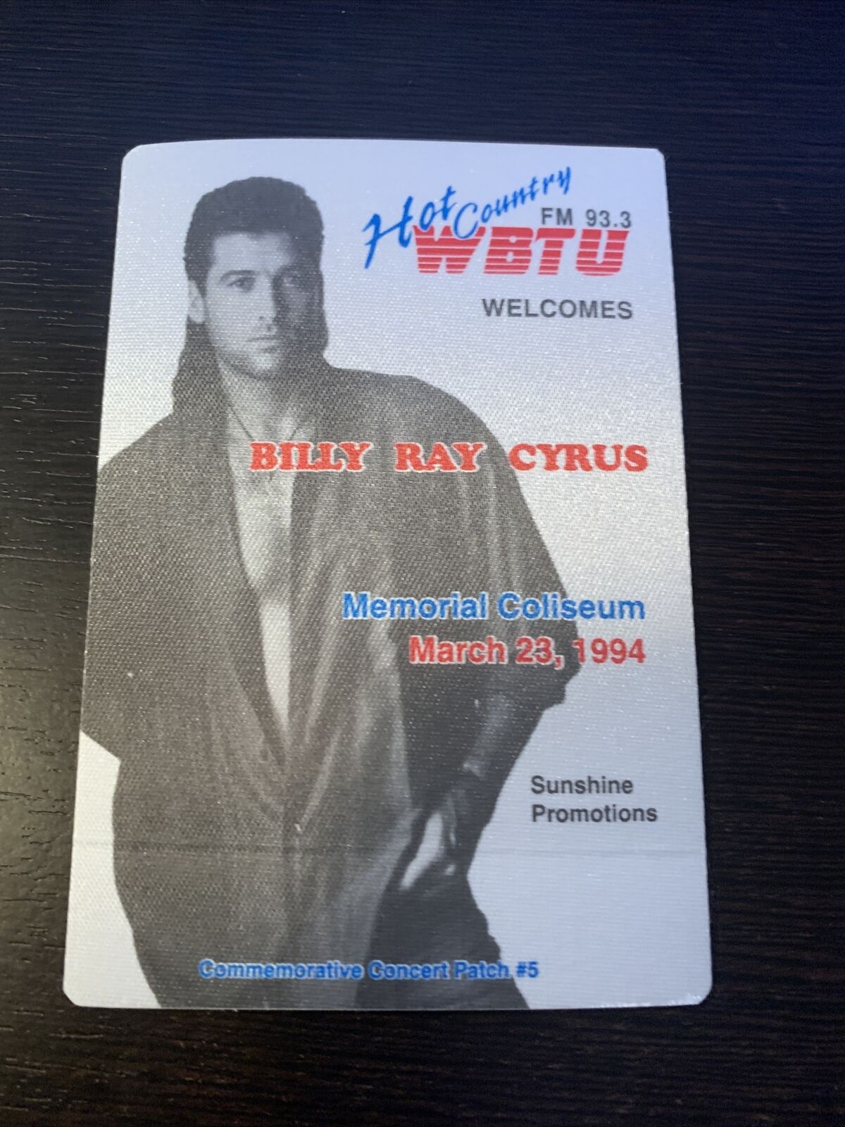 BILLY RAY CYRUS - 1994 TOUR -  WBTU FM 93.3 3/23/1994