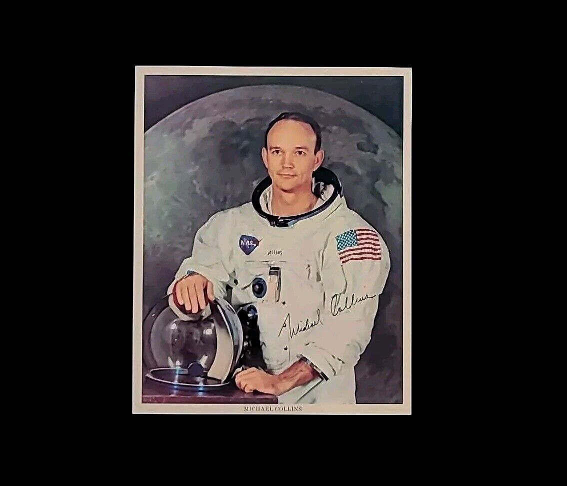 USA Astronaut Michael Collins Signed NASA Photo Apollo Space Lunar Moon Landing