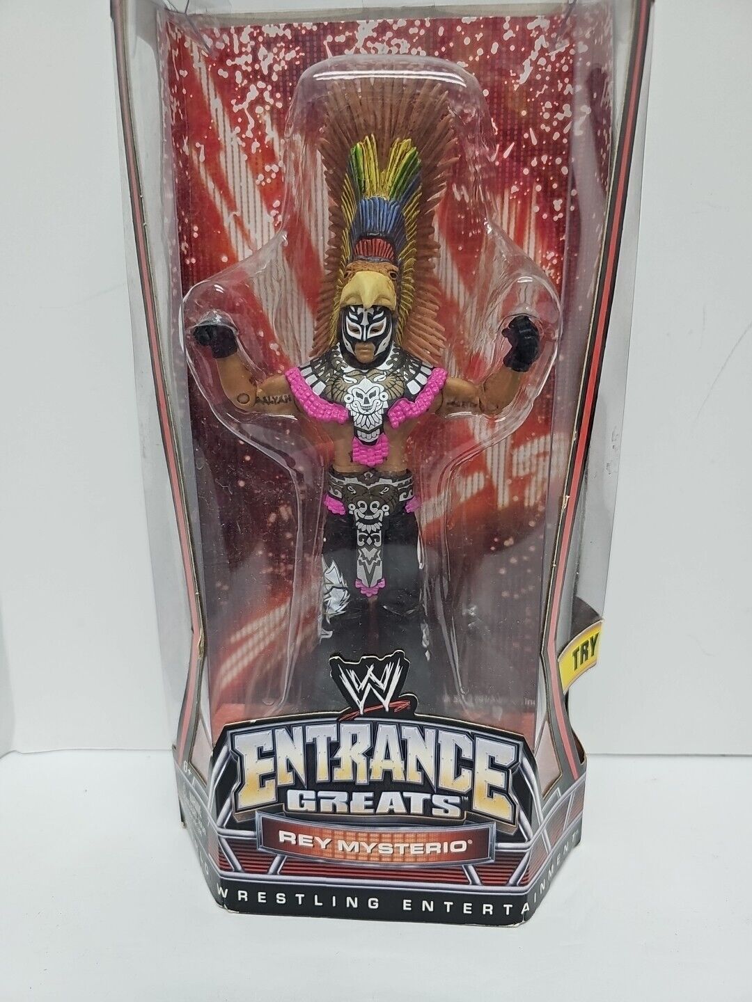 WWE Entrance Greats Rey Mysterio Action Figure Mattel 2010 (2)