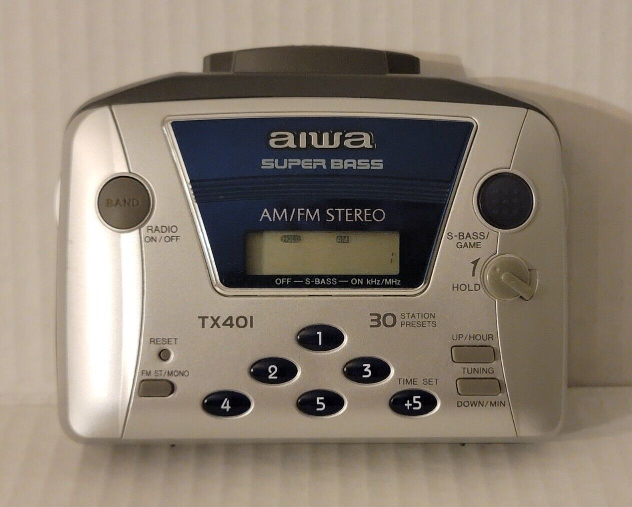 Aiwa Cassette Player Super BassModel TX401 *Tested & Works* Vintage