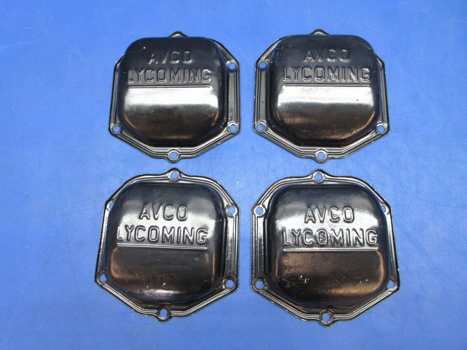 Lycoming O-360-A3A Rocker Box Cover Assy  P/N 72380 LOT OF 4 (0823-203)