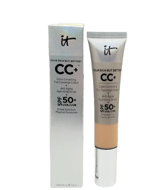 IT Cosmetics Your Skin But Better CC Full Coverage Cream SPF50 - Medium New Box