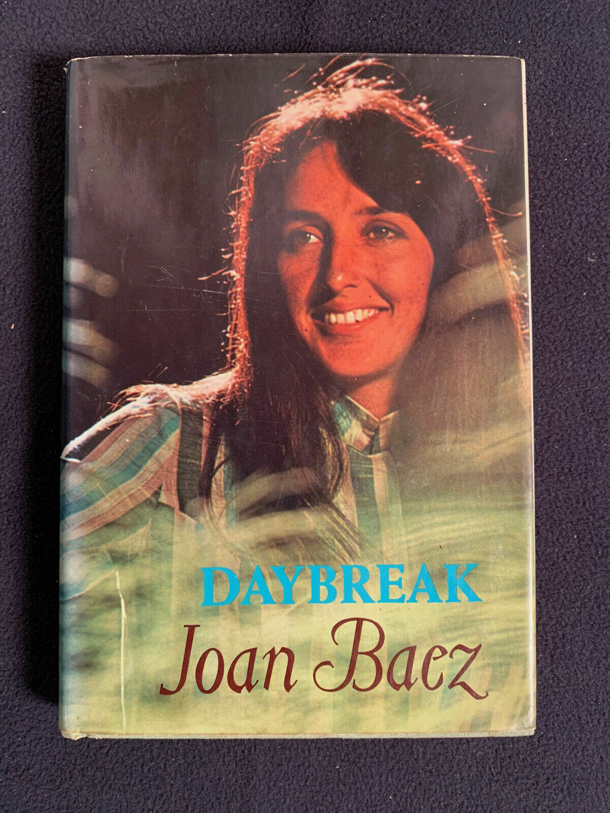 1968 DAYBREAK by Joan Baez HC/DJ VG+/GD+ 1st Ed/1st Print Dial Press