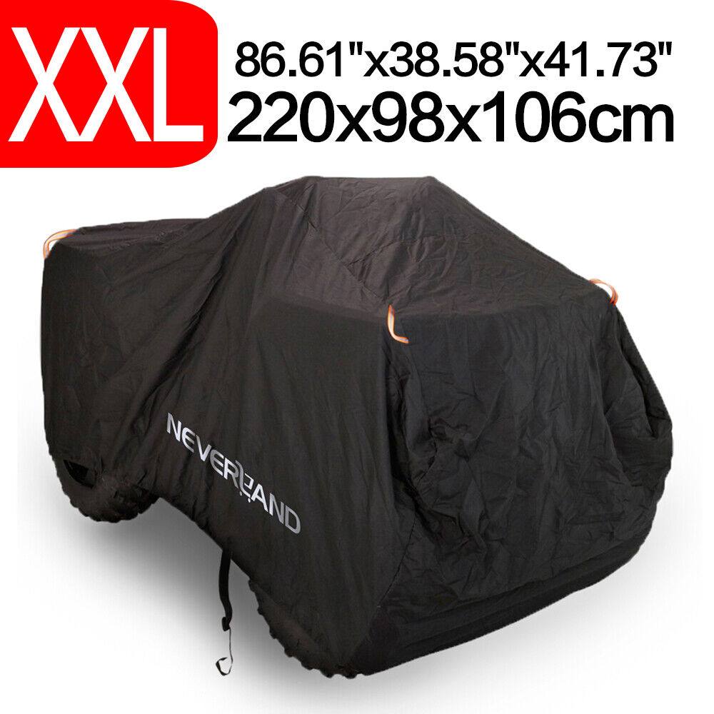 XXL ATV Cover Quad Bike 4X4 Wheeler Cover Waterproof For Honda FourTrax Recon ES