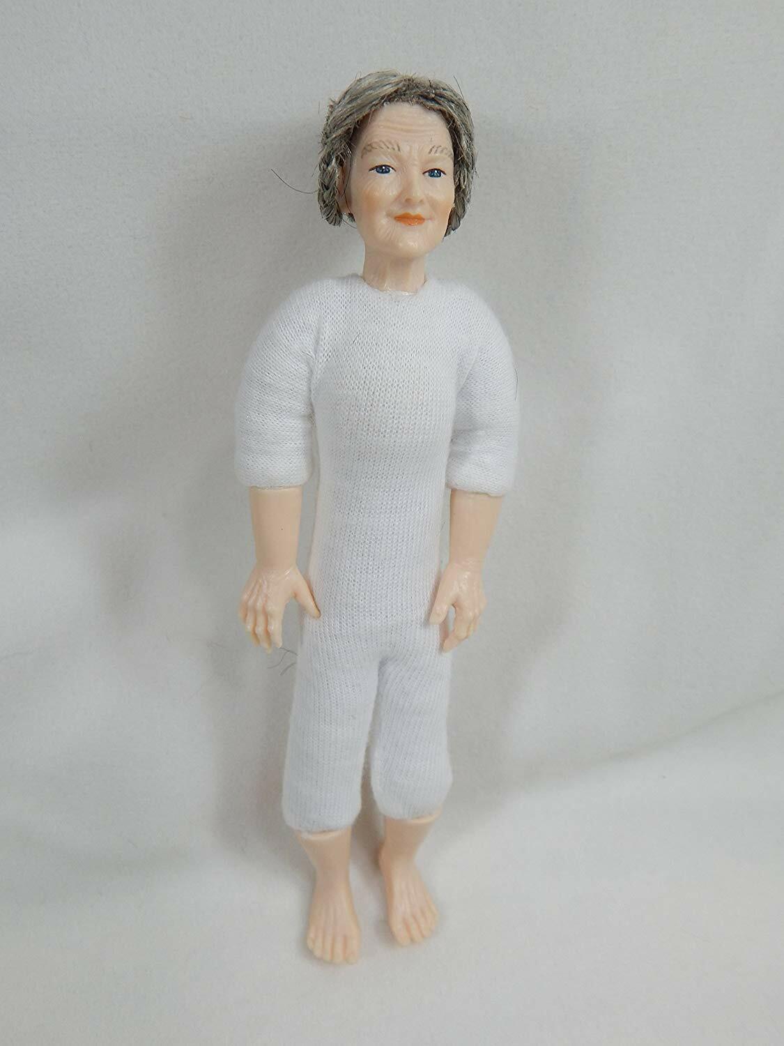 Heidi Ott  #XKF06 Dollhouse Miniature 1:12 Scale Nude Lady W/ Wig  5.4\