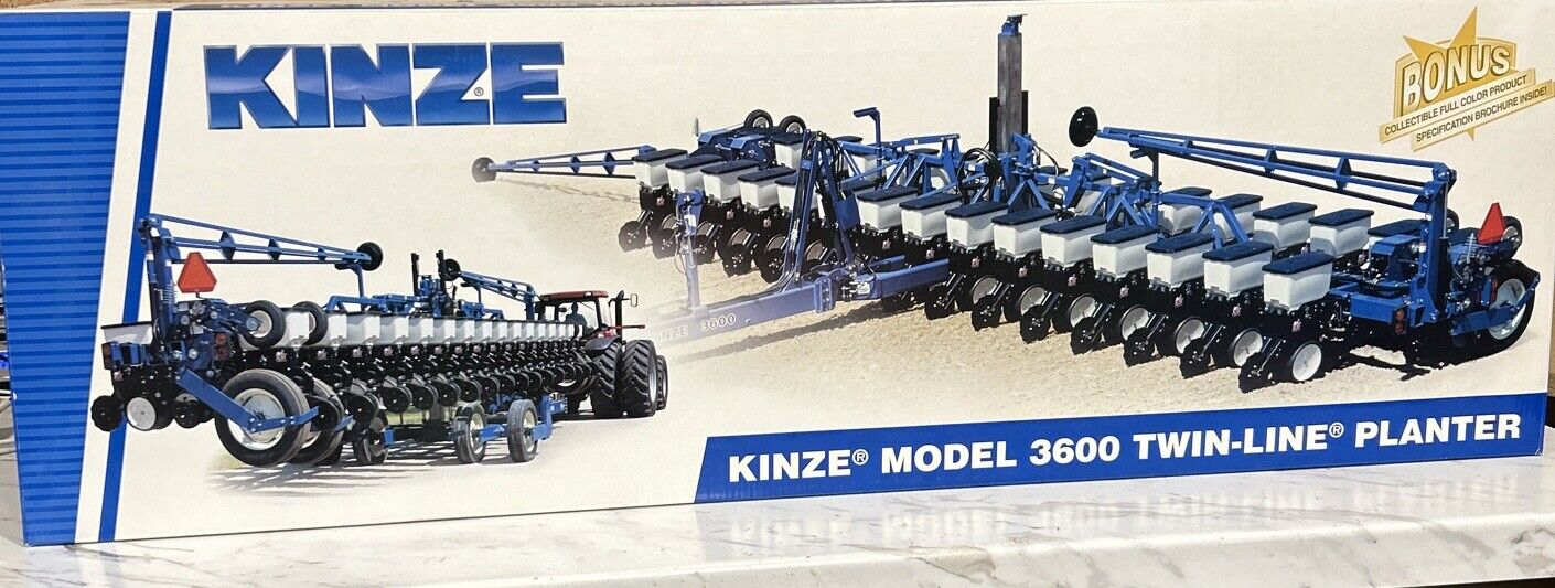 1/16 SpecCast Kinze Model 3600 Twin-Line Planter In Original Box